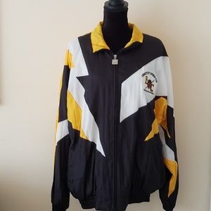 Black and Yello Windbreaker